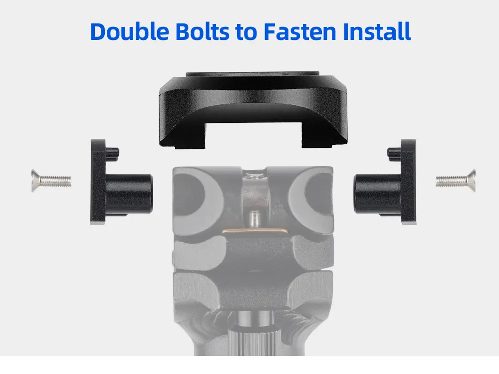 Deemount Fahrradcomputerhalterung für DAHON Faltrad-Headset, breite Klemme zur Installation für Garmin Wahoo IGPS mit 3-Gabel-Auswahl für GoPro. – Detail 12