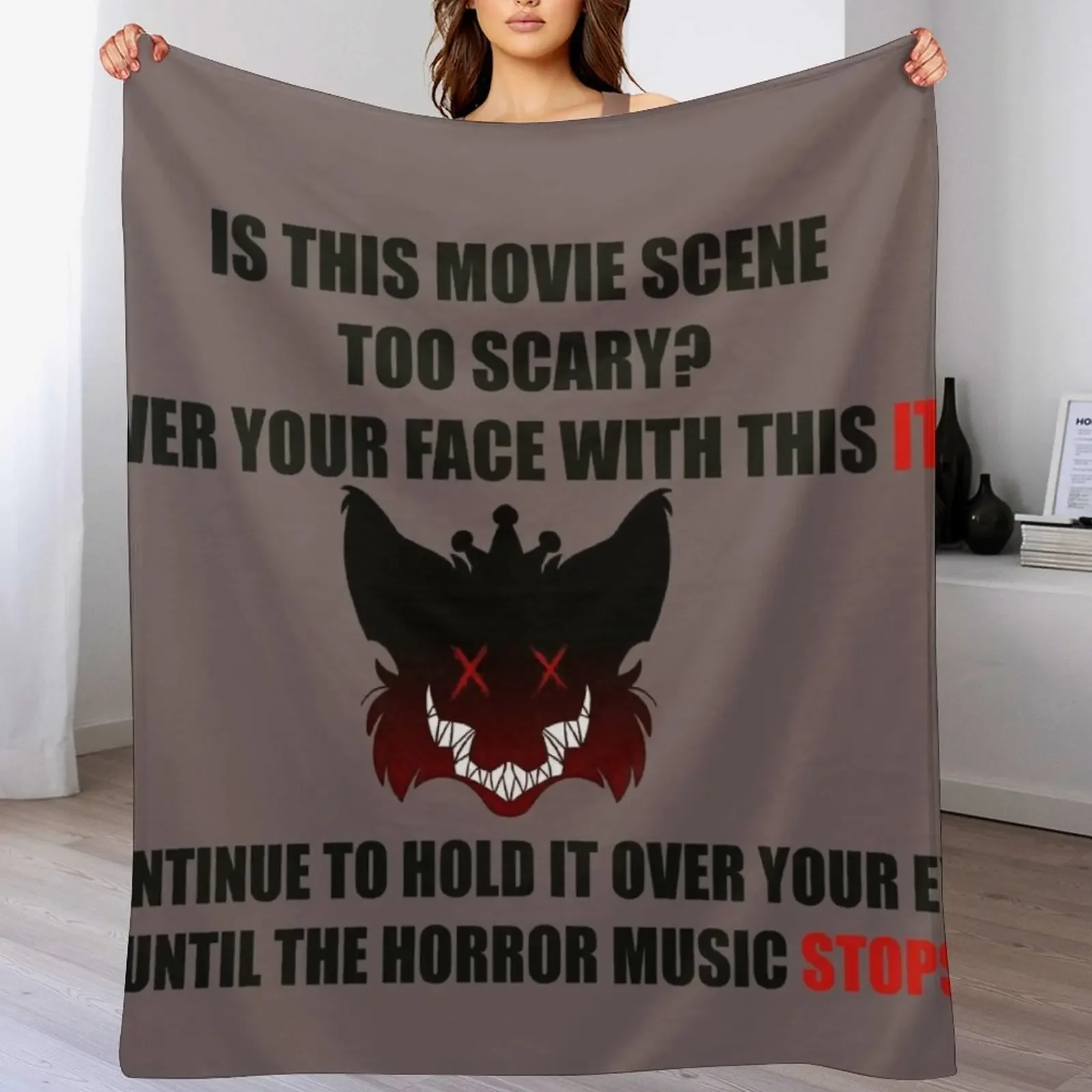

Horror Protective Gear Throw Blanket Hair Large Decorative Throw Vintage Blankets