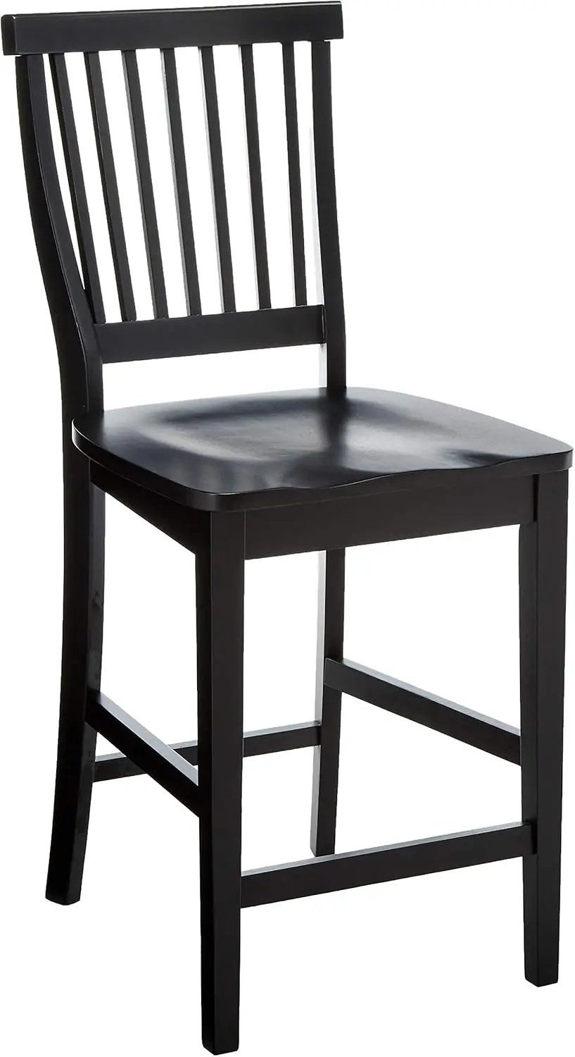 Arts & Crafts Black Bistro Stool by Home Styles