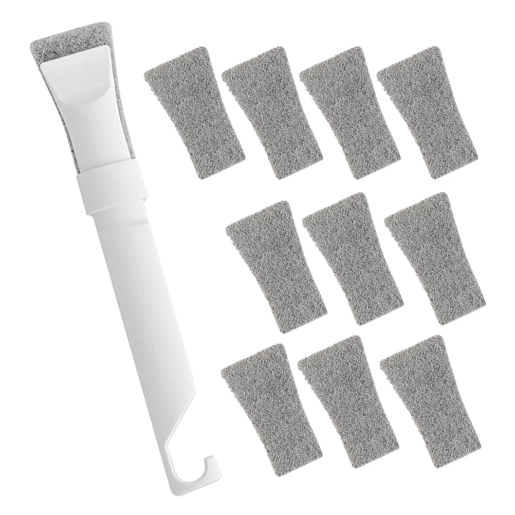 

Multifunctional Cleaning Brush Tool Scraper Narrow Gaps Edges Corners Sliding Door Track Groove Faucet Sink Frost Removal Space