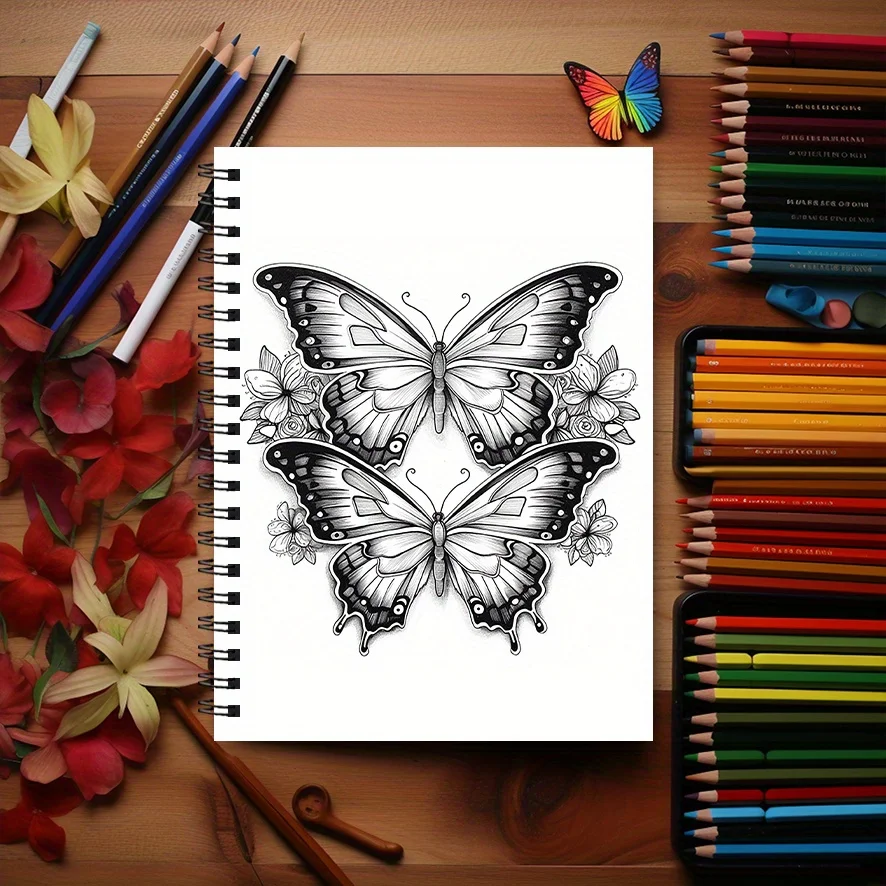 Unzip Coloring Book 8.3 X 11.2 Inches with 22 Pages Stress Relief And Positive Thinking Emotions Coloring Book