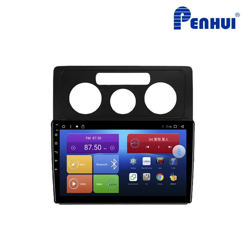 Car DVD for Volkswagen Caddy (2004-2010) Car Radio Multimedia Video Player Navigation GPS Android 10.0 Penhui & Redpower