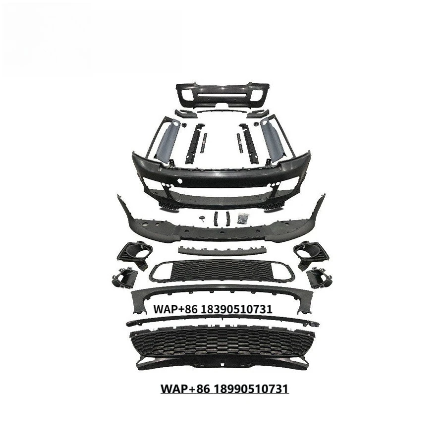 

R56 R55 Upgrade Jcw -GP Style Body Kit pp Material with Front Bumpers Front Lip Cover Side Skirts R55 R56 GP Style Car Kit