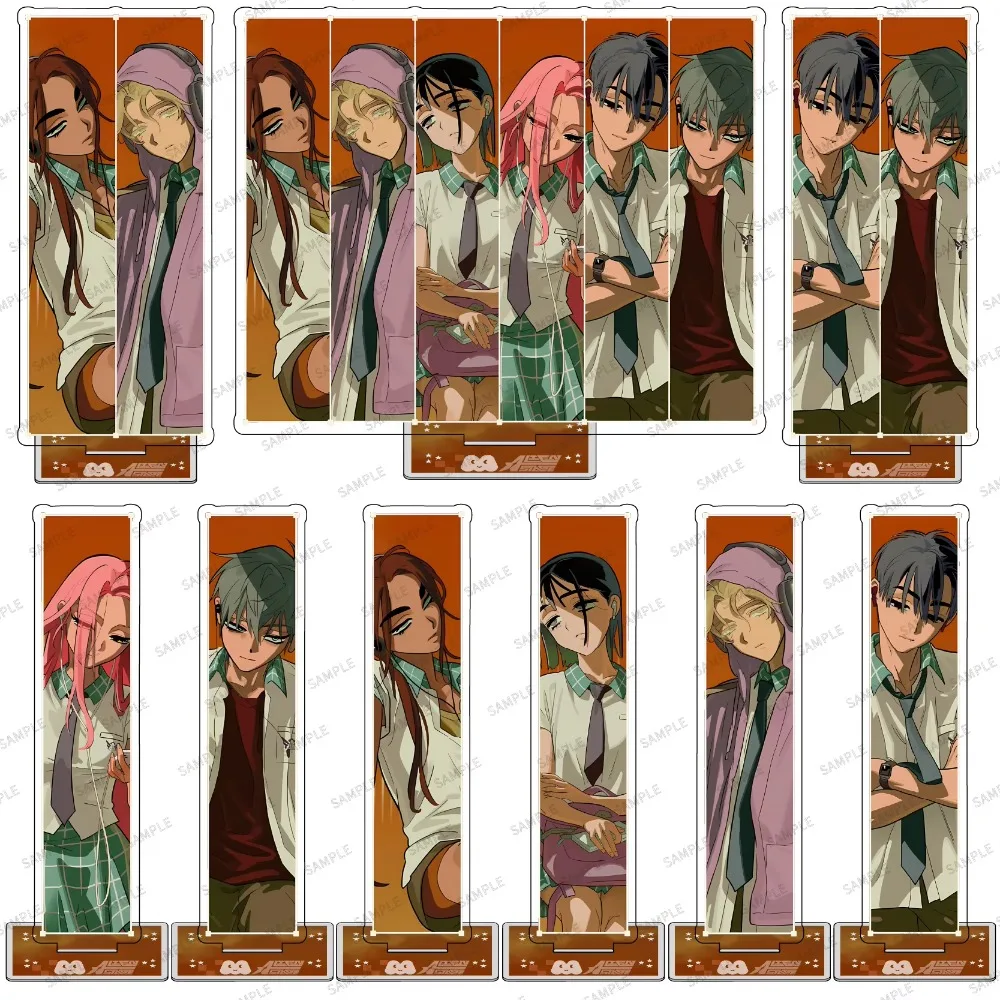 For Alien Stage Anime Till Ivan Luka MiZi Sua Hyuna Cosplay 15CM Acrylic Standing Sign Cartoon Cup Mat Mini Storage Cabinet Gift
