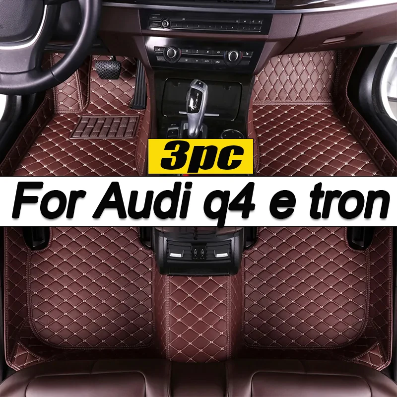 

Автомобильные коврики для Audi q4 e tron 2022, Прямая поставка, аксессуары для салона автомобиля, кожаные коврики, коврики, подкладки для ног