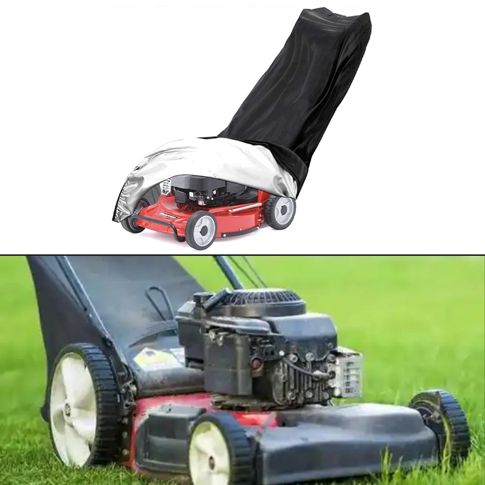 

Easy To Use Lawn Mower Cover Sprinkler Dustproof Protection 195*108*66cm 210D Oxford Cloth Comprehensive Coverage