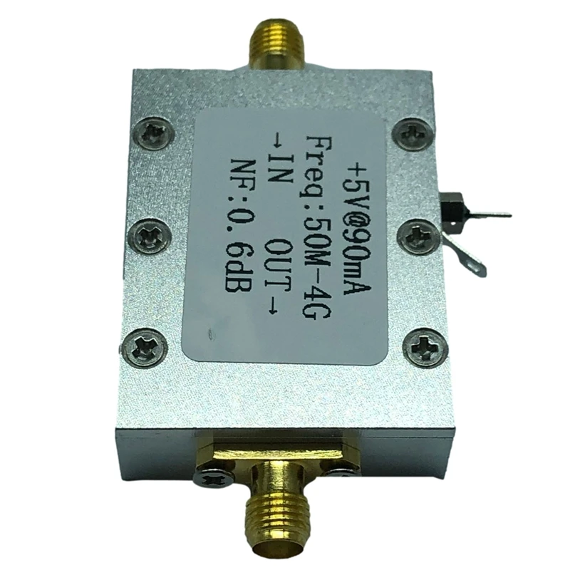 New RF Amplifier, LNA 0.05-4G NF=0.6DB Low Noise Amplifier Module Board