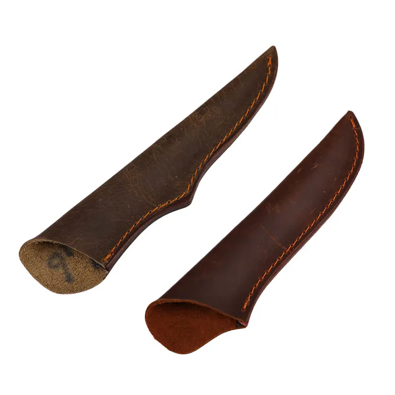 Cowhide Leather Sheath For Straight Knife Cowhide Leather Case For Fruit Knife