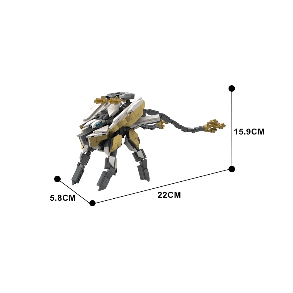 MOC-185666 spector บล็อกตัวต่อต่อสู้กับเกมต้องห้ามตะวันตกแบบอิฐประกอบของเล่นของขวัญสำหรับเด็กสร้างสรรค์