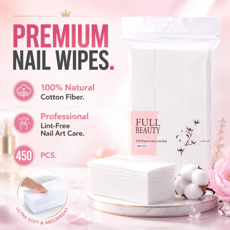 Nail Cotton Towel Tool Remover Cotton Pads 450 Pcs A Bag Multi-use Remove Nail Polish Cotton Face Make Up Remover Pad for Eyes