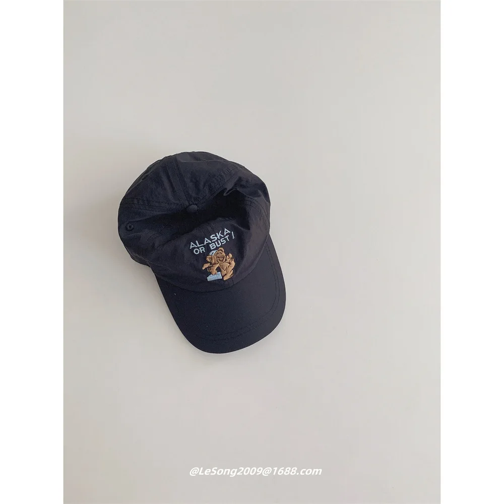 Gorras de béisbol bordadas para madre e hijo, gorro fino de secado rápido, suave, para el sol, 2024