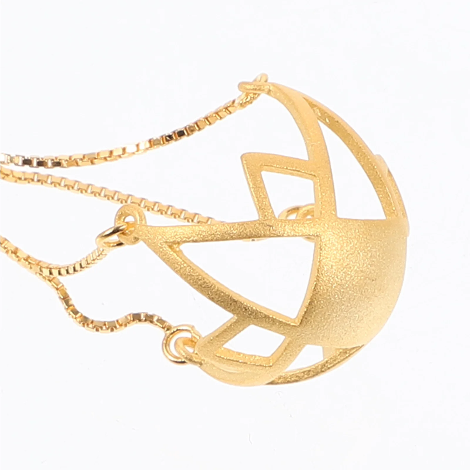 حامل قلادة قفص حجري مجوف لقلادة مجوهرات كريستال لتقوم بها بنفسك حرفية معلقة حلية تخزين المعلقات المعدنية الفارغة