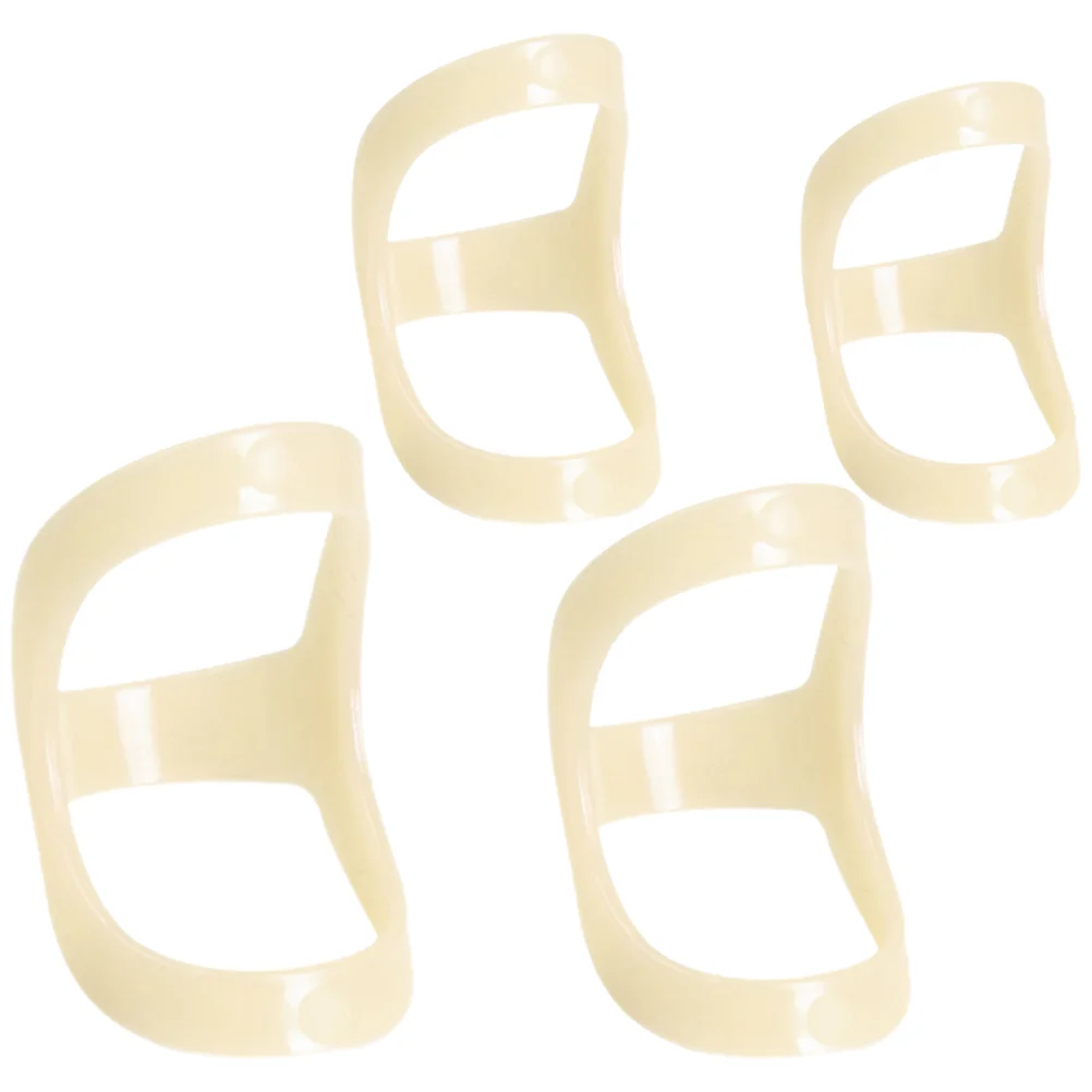 4 Pcs Joint Protection Finger Cot Retainer Thumb Brace Splint Reusable Pp for Adults Protectors Child