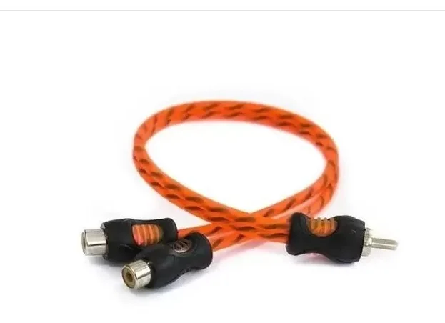 Rca Y 1 Male 2 Femeas Kx3 Armoured Automotive Flexible Cable