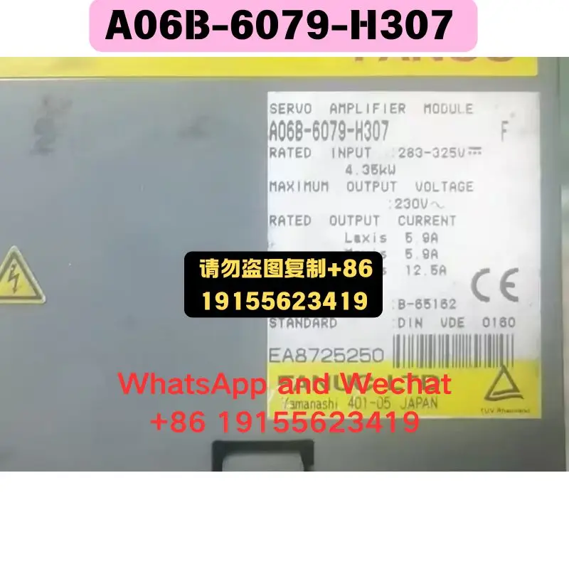 

Б/у оригинальные разобранные детали A06B-6079-H305. Функциональный тест драйвера пройден. Быстрая доставка.