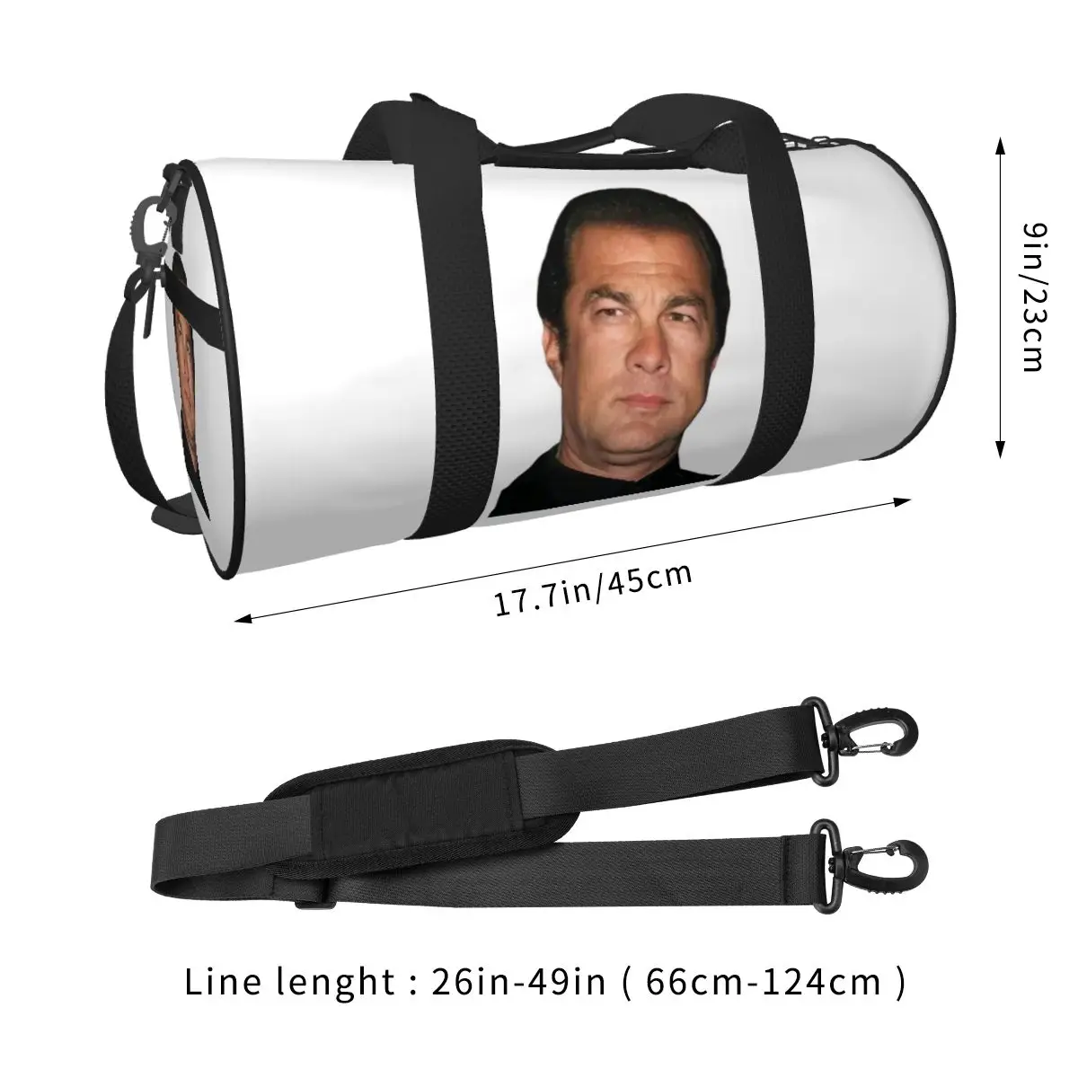 ستيفن سيغال حقيبة رياضية كبيرة واق من المطر مقاومة للماء حقائب سفر حقائب اليد حقيبة اللياقة البدنية