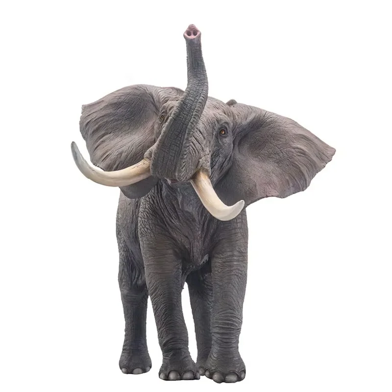 

African Elephant Full Zoo Growth Companion Model 01 Growth Cognitive Toy Collection Ornament Model Birthday Gift