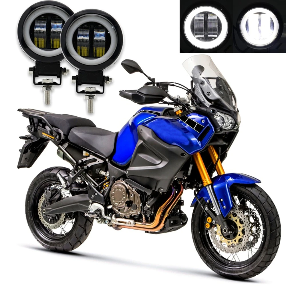 

20W Round Square Wrangler Car Work Light with Aperture Off road Vehicle Modified Spotlight Motorcycle Light