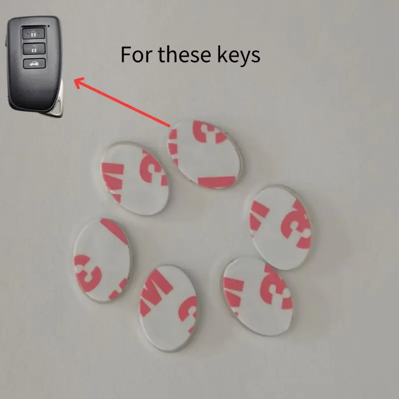 17*12mm DIY Replacement Emblem Sticker For Lexus Key Fob Shell