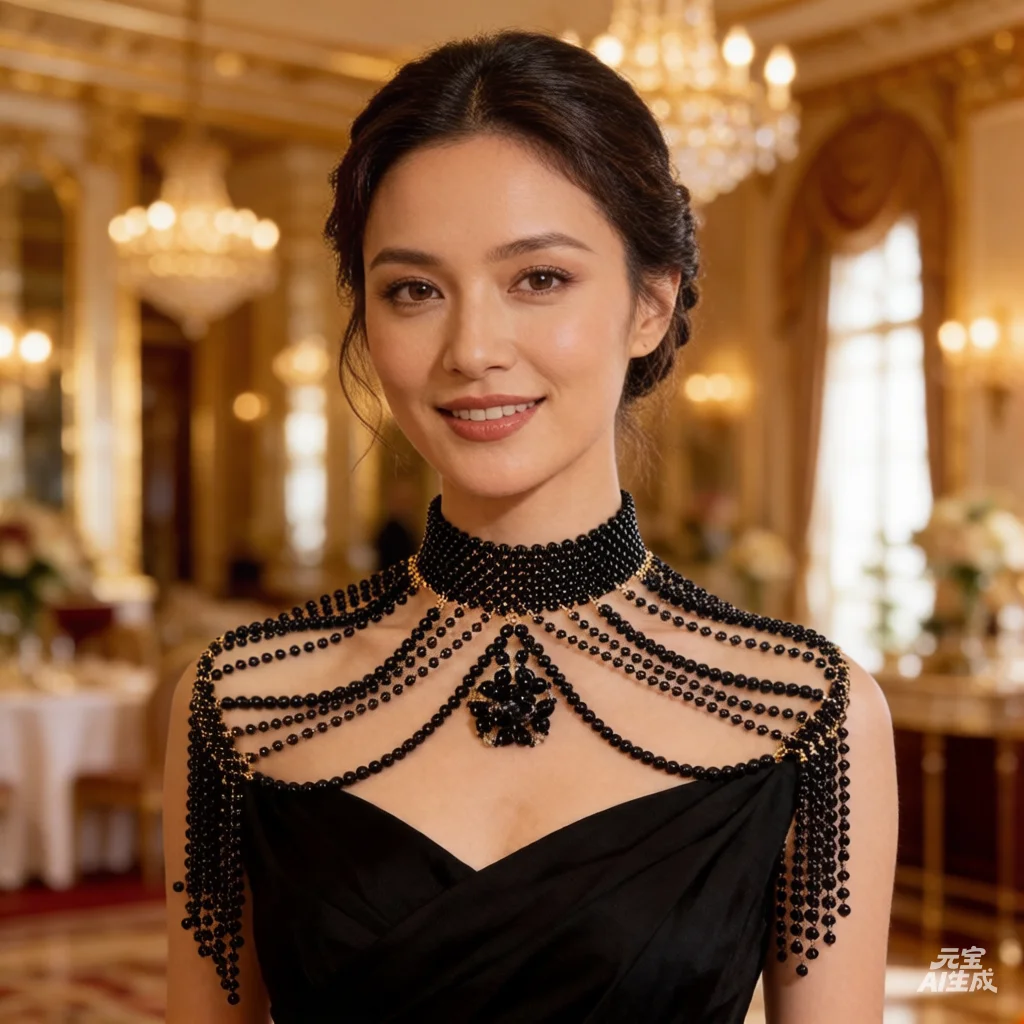ヨーロッパとアメリカの新しいファッション個性ネックレス女性用ドレスショルダーチェーンボディチェーン