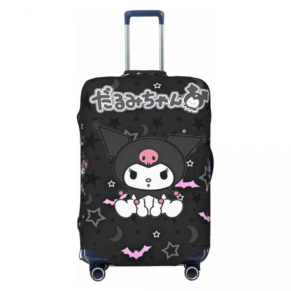 

Kuromi Cartoon Anime Animal Suitcase Cover Vacation Elastic Luggage Accesories Cruise Trip Protector