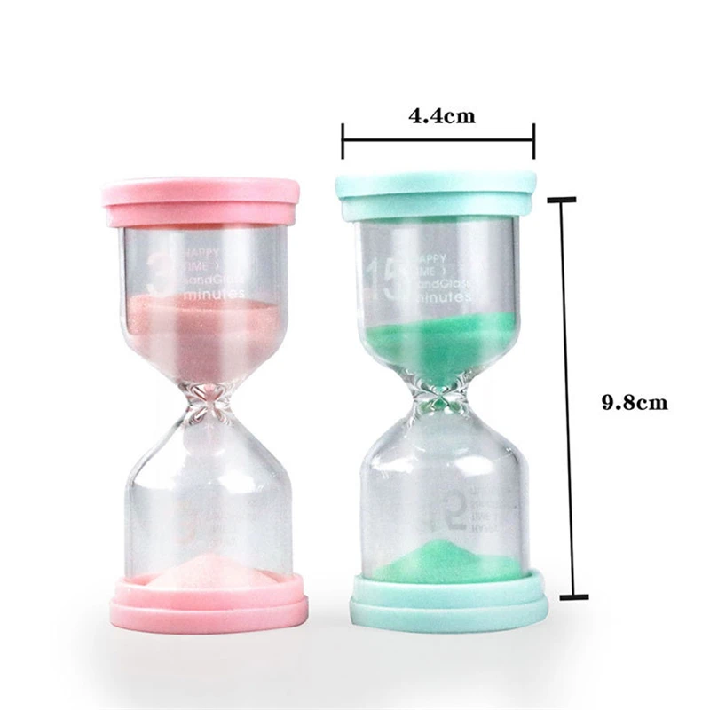 10cm Hourglass 1/2/3/5/10/15/30/45/60 Minutes Sand Timer Sand Clock Desktop Ornament Sand Watch Children Kids Gifts Home Decor