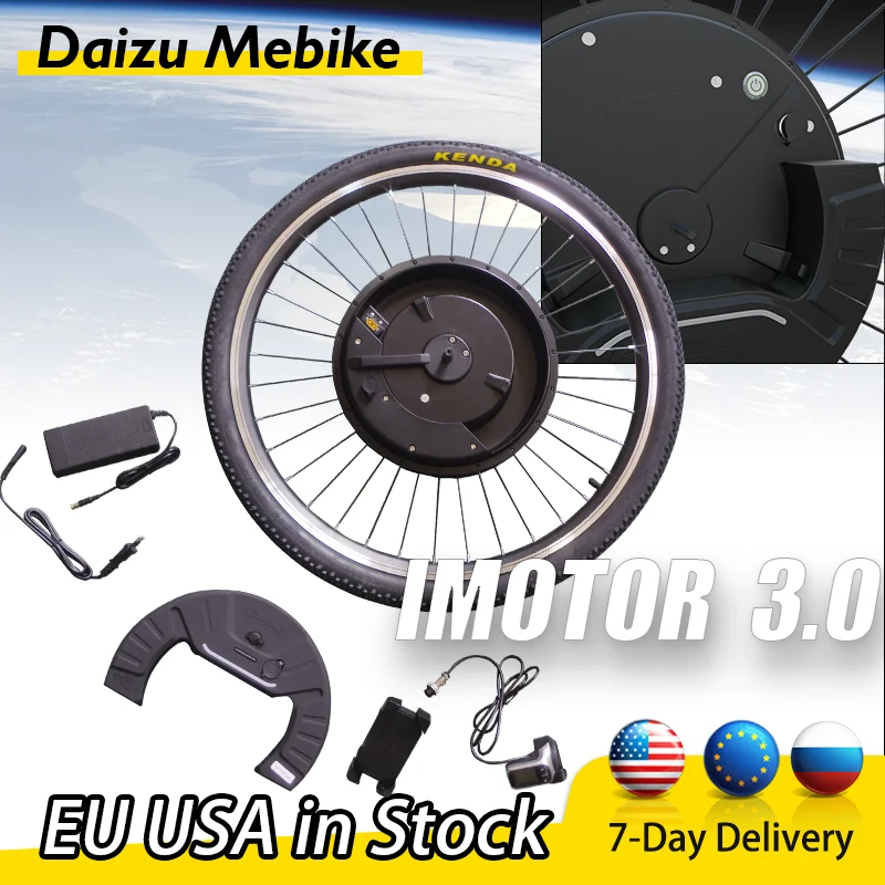 350W IMortor 3.0 Electric Bike Front Wheel 7.2Ah Lithium Battery 24