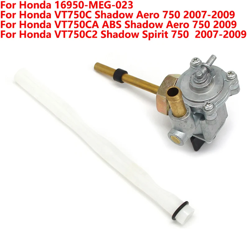 

For Honda VT750C VT750CA ABS Shadow Aero 750 VT750C2 Shadow Spirit 750 16950-MEG-023 Gas Fuel Petcock Tap Valve Switch Pump