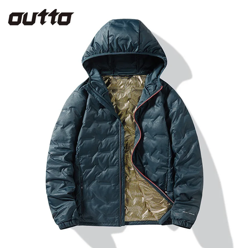 Autumn Winter Lightweight Climbing Down Jacket Men Women Graphene Warm Solid Color Hooded Coat Outdoor Hiking Camping Jackets