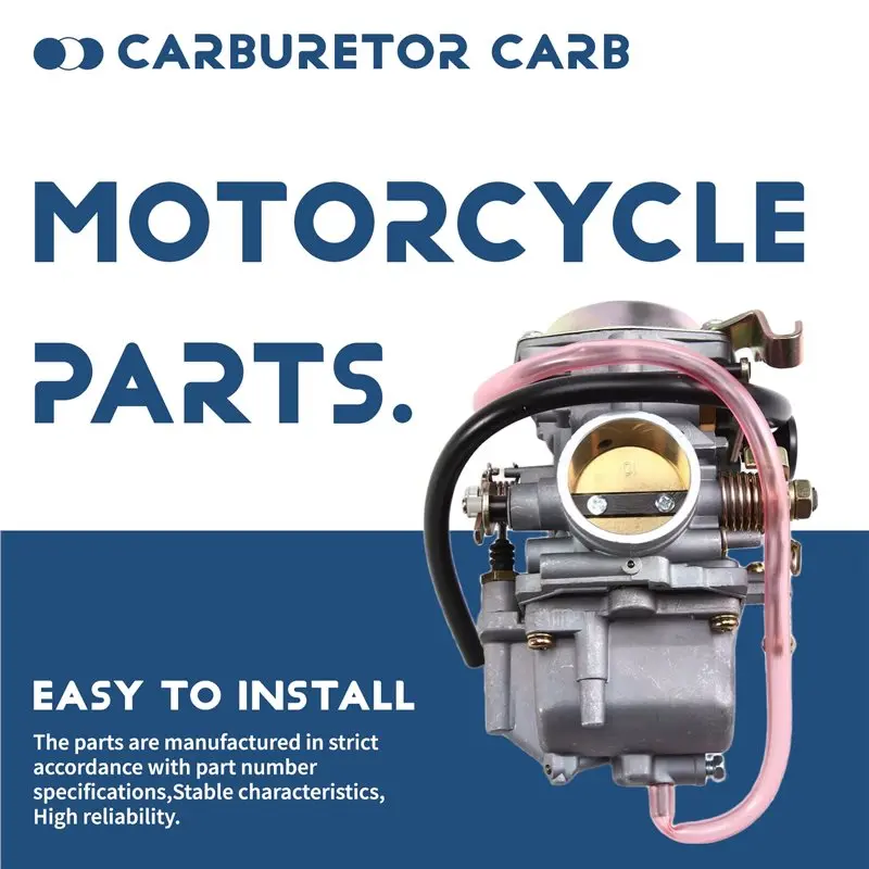 Well Motorcycle Carburetor Manual Carb 19004853 For GN250 GN300 DR250 Benelli Tornado 250 Roketa JS400-7 Hensim HS400