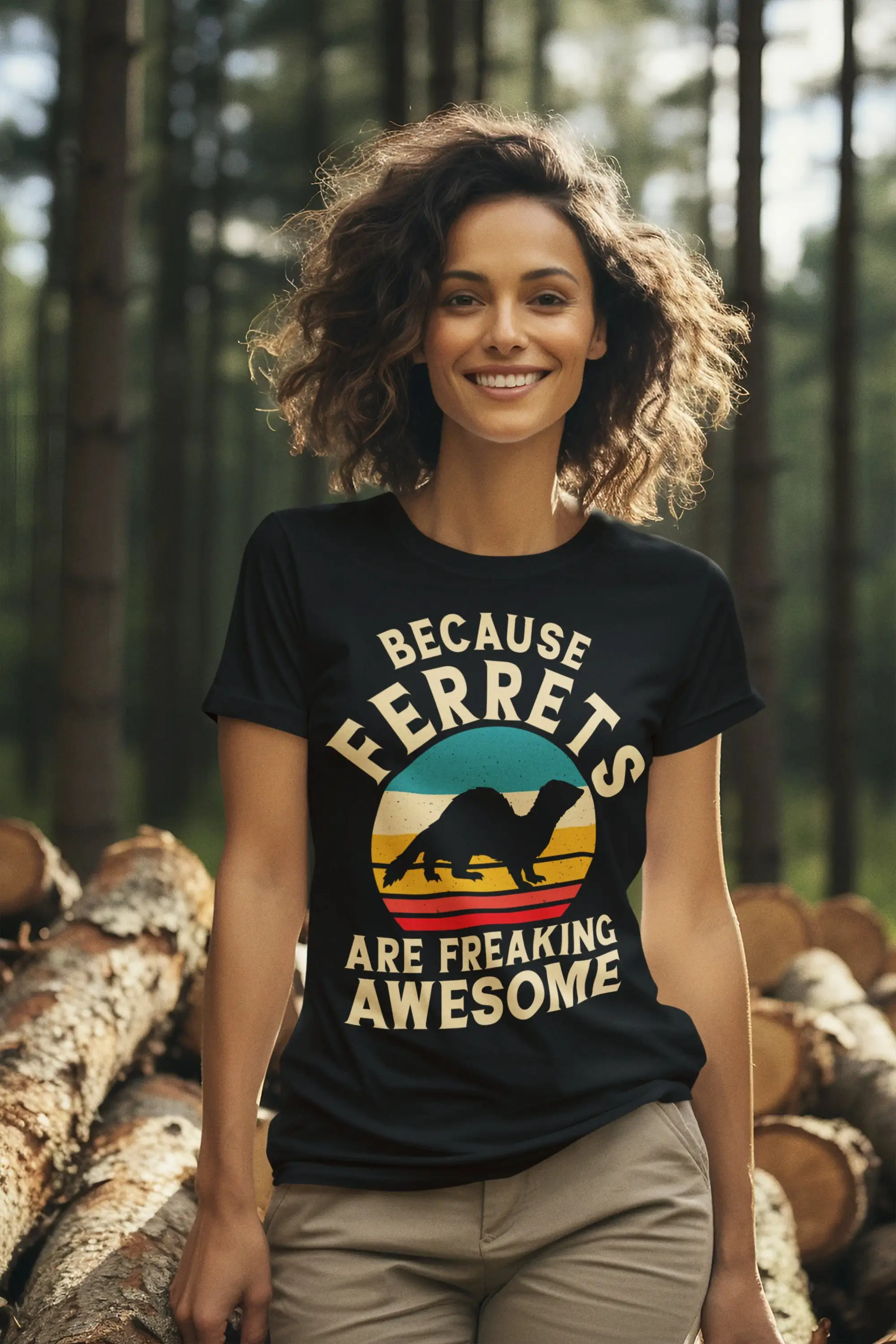 Because ferrets are freaking awesome Heavy Cotton T Shirt ferreT