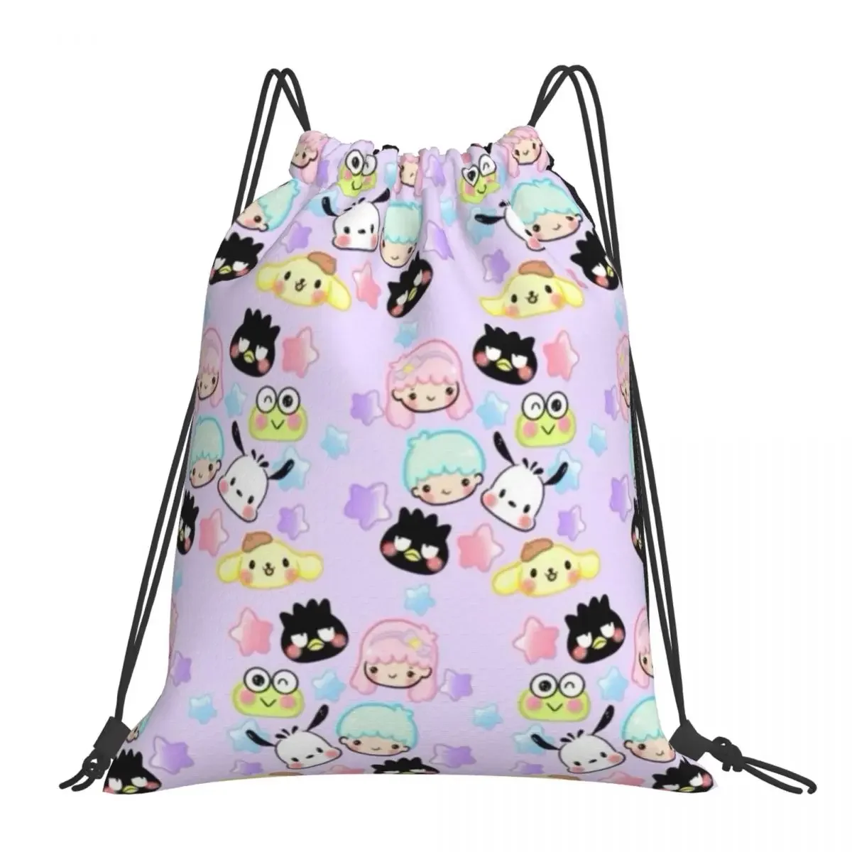 Sanrio Characters Drawstring bag Storage Portable Handbags Grocery Shopping Shoulder bags foldable Travel Bag