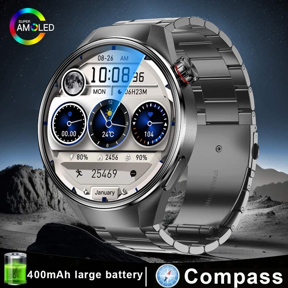 

This new smart men's sports watch is equipped with a 1.75-inch large screen, AMOLED high-definition display, wireless calling