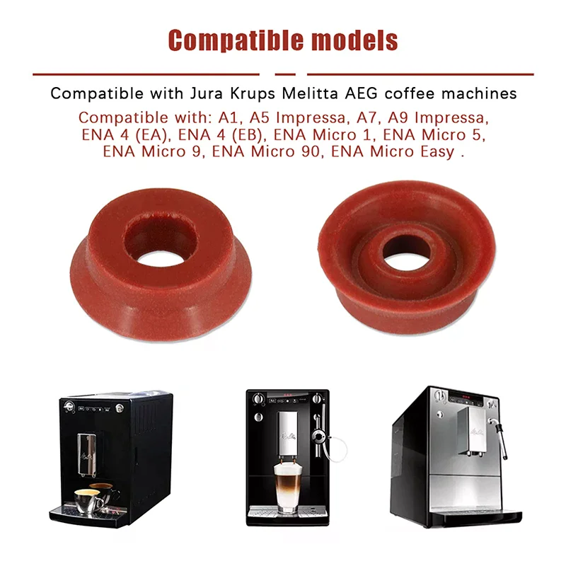 10pc Coffee Maker Sealing Gaskets Compatible With Jura Krups Melitta AEG Coffee Machines Accessories