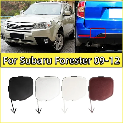Imagen 1 del producto Para Subaru Forester 2009 2010 2011 2012 57731SC050 gancho de remolque para parachoques trasero tapa de cubierta de ojo accesorios de coche tapa de transporte embellecedora