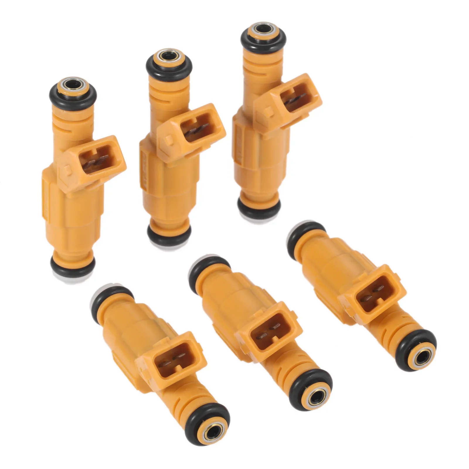 

6pcs Fuel Injectors 0280155710 0280155700 for Jeep Cherokee Grand Cherokee Wrangler 1991-1998 Comanche 1987-1991 4.0L, 4 Holes