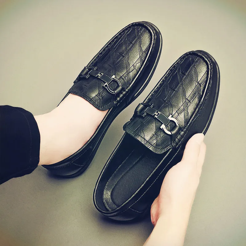 Spring Summer Hot Sell Moccasins Men Loafers High Quality Genuine Leather Shoes Men Flats Lightweight Driving Shoes