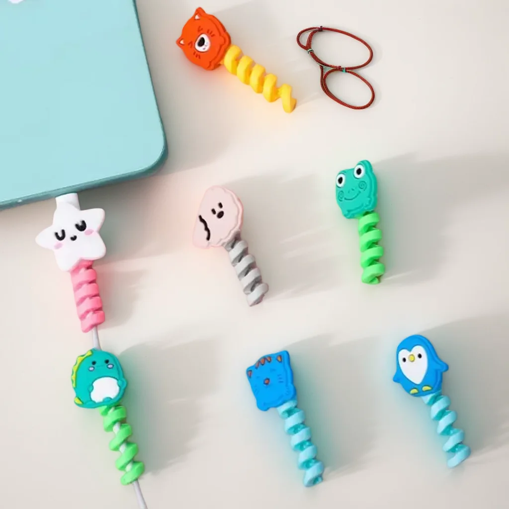 

Cute Cartoon Animal Bite Cable Protector for Charging Cable