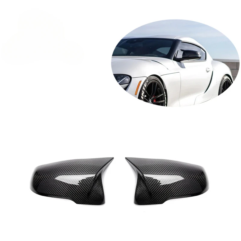 

Подходит для ToyotaSupra A90 MCarbon Fiber, крышка зеркала заднего вида2019+