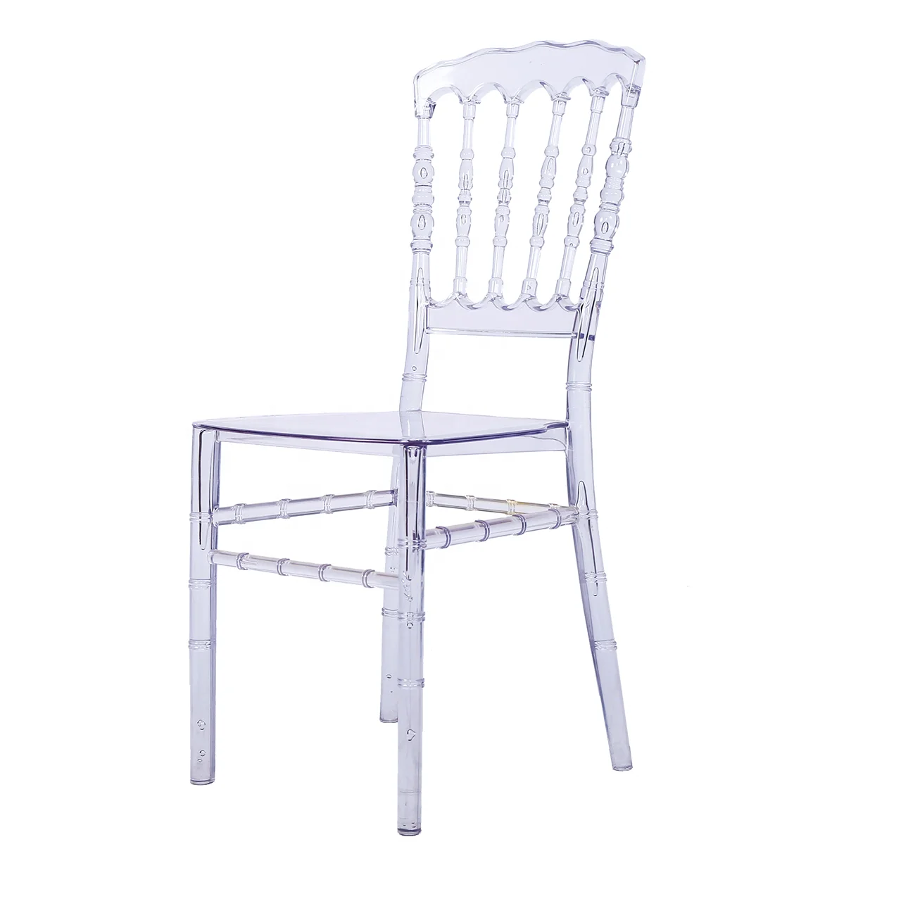 Wholesale Transparent Acrylic Napoleon Castle Chair Acrylic Wedding Event Chiavari Chair