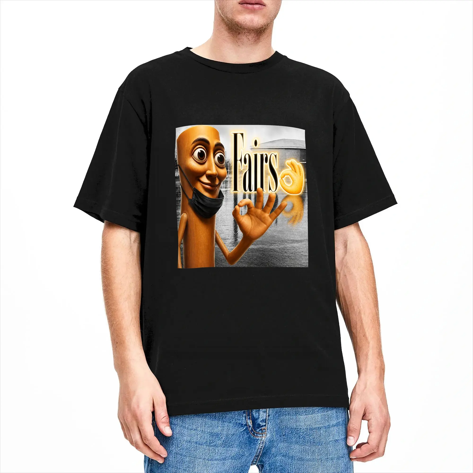 Funny Triple T Tung Sahur Fairs Parody YBG Meme T-Shirt Summer  Trending T Shirts Male 100% Cotton O-Neck Oversize Top Tees