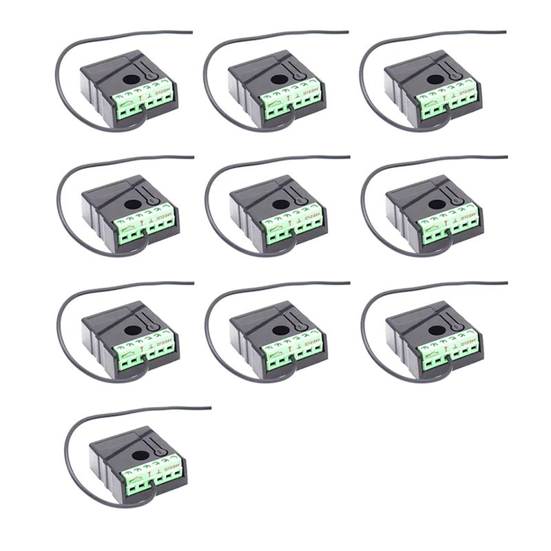 Imagem -02 - Mini rf Interruptor de Controle Remoto sem Fio 12v24v Canal Receptor rf 433mhz Placa de Módulo 10 Pcs