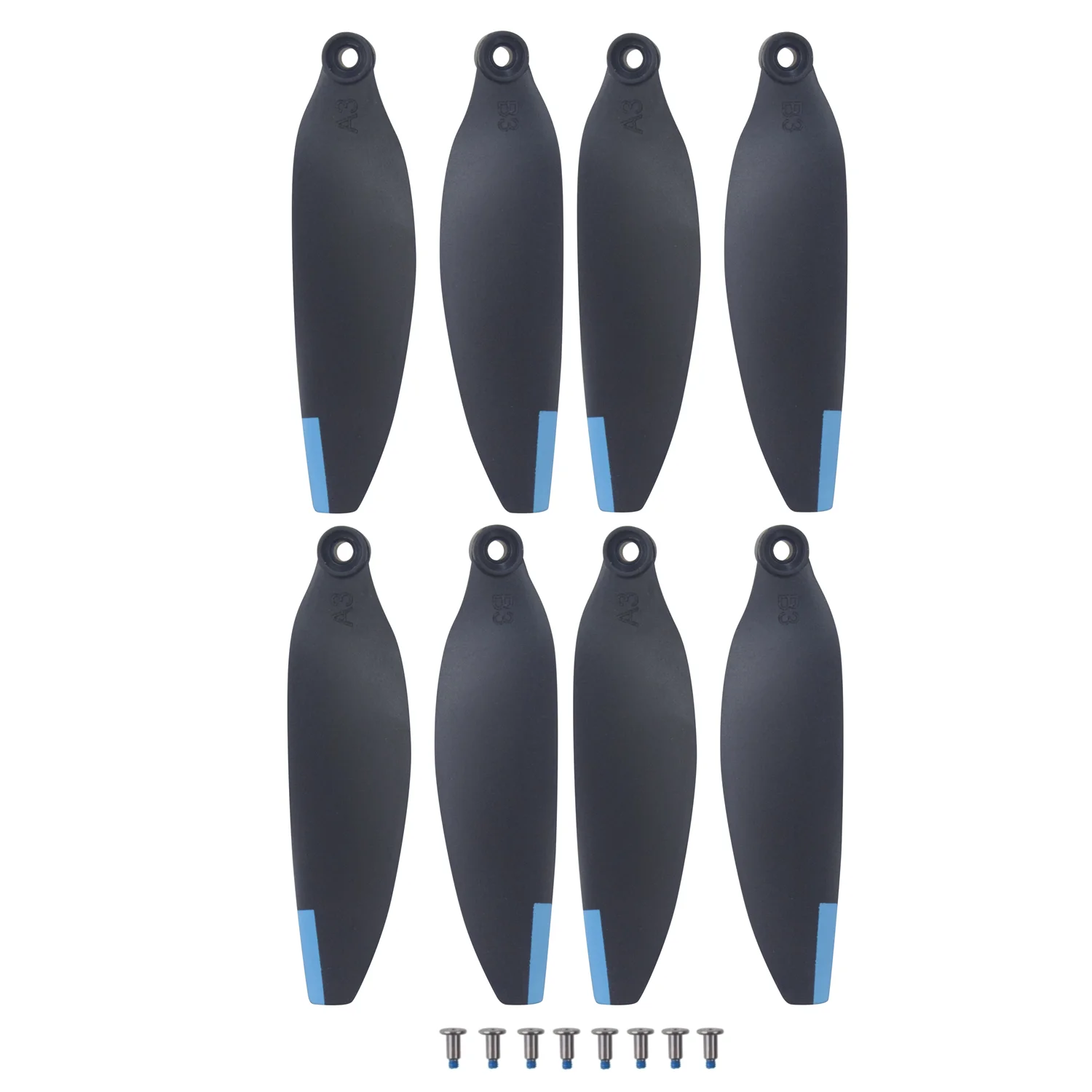 

8 шт. пропеллеры для радиоуправляемого квадрокоптера S132, запасные лопасти для бесщеточных дрона для предотвращения препятствий