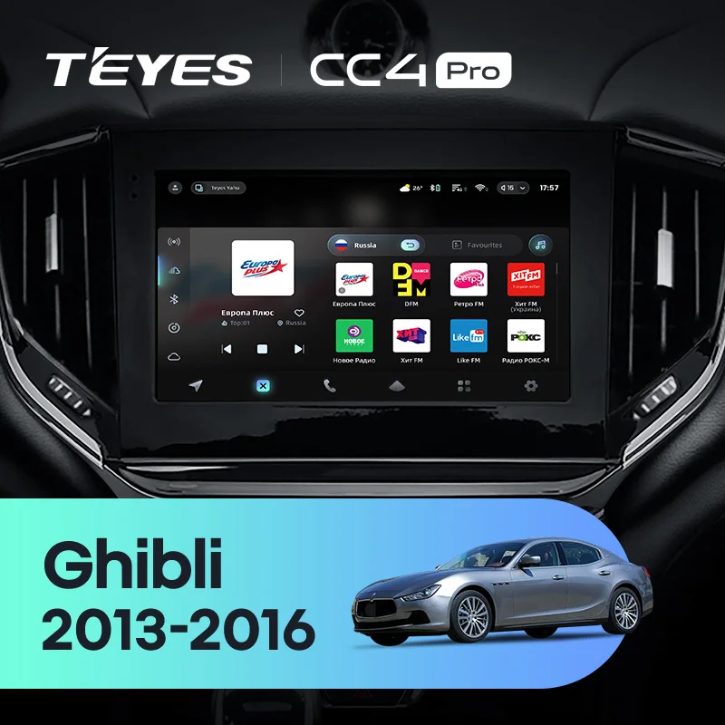 TEYES CC4 PRO For Maserati Ghibli M157 2013 - 2016 CarPlay Android Auto 2DIN Autoradio Radio Multimedia Stereo