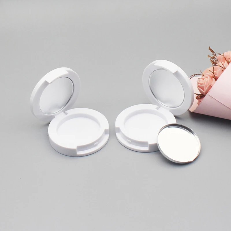 Draagbaar make-uppalet met spiegel-lege cosmetische tas voor blozen en oogschaduw, doe-het-zelf hervulbaar magnetisch palet voor reizen en dagelijks gebruik