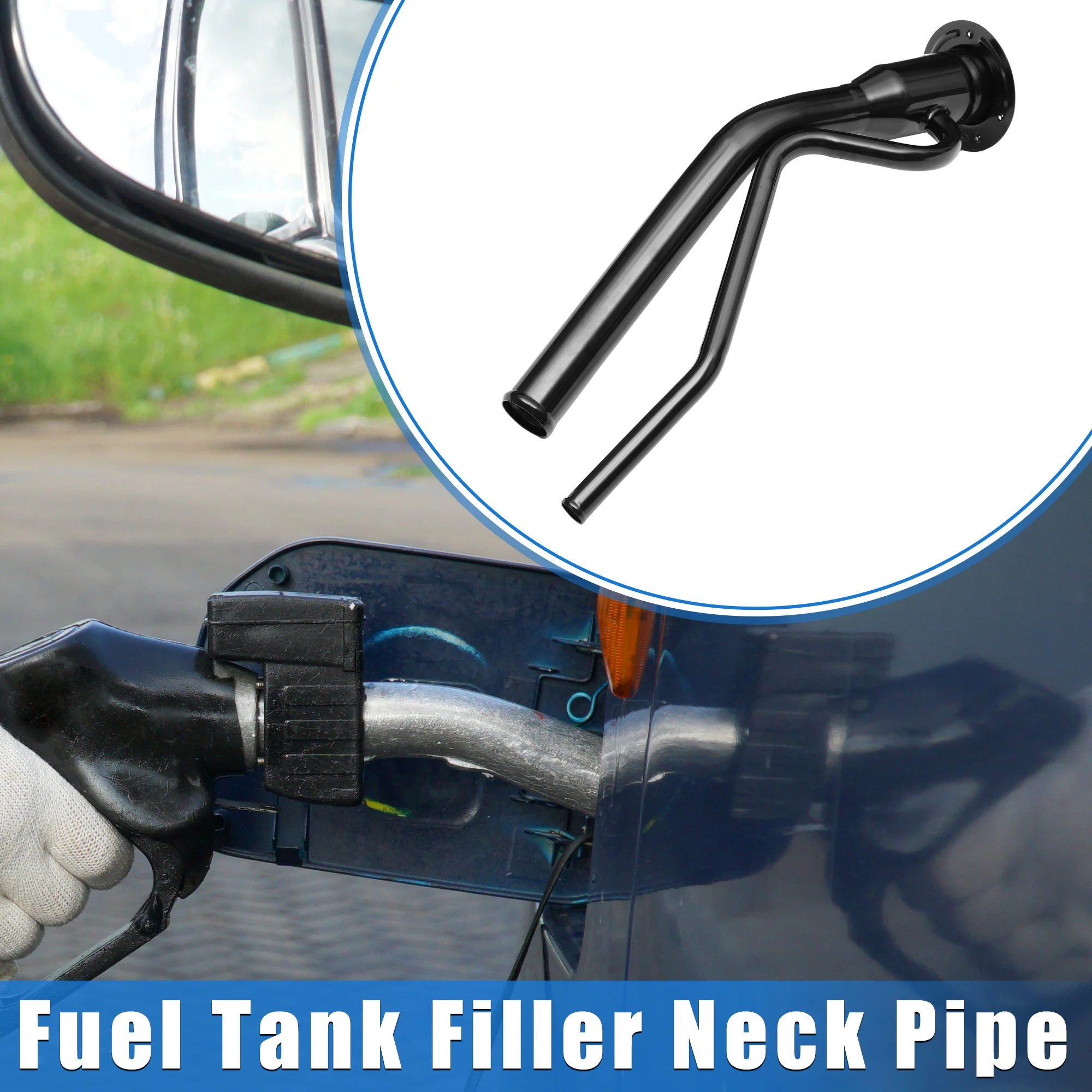 

X Autohaux Fuel Tank Filler Neck Tank Filler Tube for Ford F-350 Super Duty 1999-2004 for Ford F-250 Super Duty 1999-2004