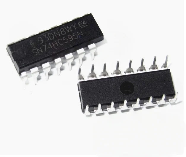 SN74HC595N SN74HC595 74HC595N 74HC595 DIP-16 Counter Shift Registers Tri-State 8-Bit new original