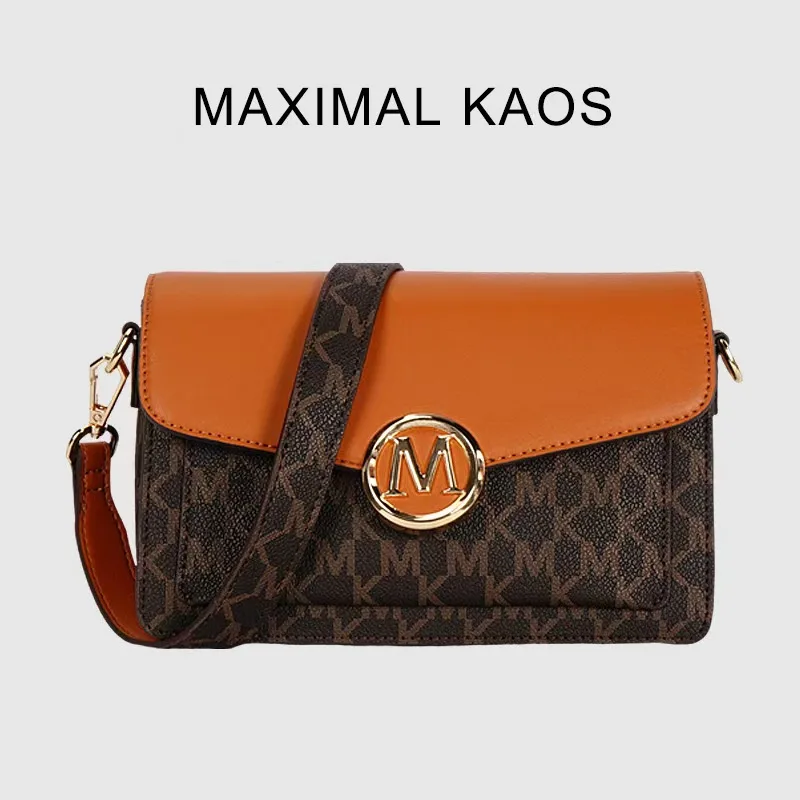 MAXIMAL KAOS  Luxury MK Bag Small Square Bag Diagonal Shoulder Bag Versatile Women's Bag