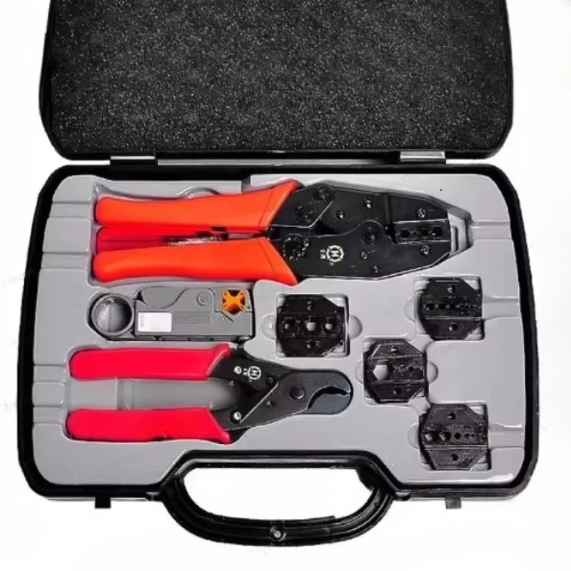 HT-330K network set combination tool, replaceable indenter pressing tool