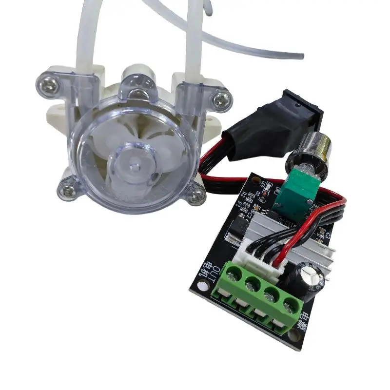 2 Stücke DC6V-12V 500 Getriebemotor Mikroperistaltikpumpe Einstellen Dosierung Flüssigkeit Wasserpumpe Umgekehrte Richtung Für Labor Tinte Probenahme